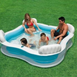 Mey İthalat® 56475 3 RENK AİLE HAVUZU 229X229X66