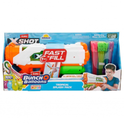Mey İthalat®  56568 SUN-ZUR-X-SHOT WATER BALON ATAN  SU TABANCASI BUNCH O BALLOONS-X-SHOT