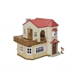 Mey İthalat® 5708 Sylvanian Families Işıklı Şehir Evi ( Gizli Oyun Odalı) +3 yaş