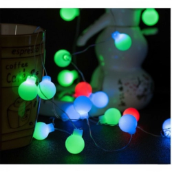 Mey İthalat® 5m 28 Led RGB Işık Şeffaf Kablo Fişli Eklemeli