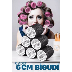 Mey İthalat® 6 Cm Bigudi 6 li Paket 719361