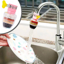 Mey İthalat®  6 Katmanlı Musluk Ucu Filtreli Su Tasarruflu Hijjenik Musluk Başlığı