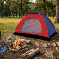 Mey İthalat®  6 Kişilik Manuel Kurulum Kamp Çadırı – Aile, Doğa, Piknik ve Outdoor Kamp Çadırı 220x250x150 cm