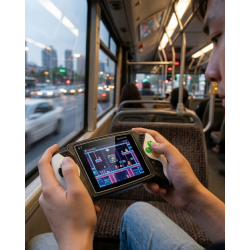 Mey İthalat® 620 Klasik Oyunlu Mini El Konsolu Şarjlı Batarya HD Görüntü