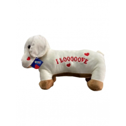 Mey İthalat® 62203 PELUŞ 45 CM AŞIK KÖPEK YASTIK -HLY