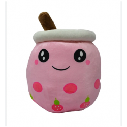 Mey İthalat® 62420 PELUŞ 25CM GÜLENYÜZ PİPETLİ BARDAK -HLY