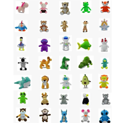 Mey İthalat® 62570 Peluş 30 cm Asorti Hayvanlar