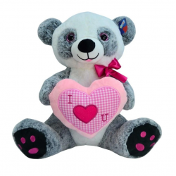Mey İthalat® 62909 30 CM KALP TUTAN PANDA -HLY