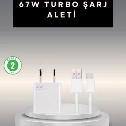 Mey İthalat® 67 Watt Type C Şarj Adaptörü Poco X3 X4 X5 Pro Uyumlu