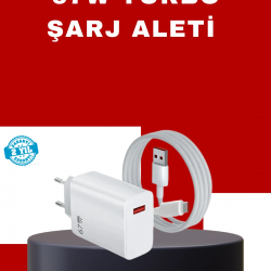 Mey İthalat® 67 Watt Yüksek Güç Şarj Adaptörü Mi 10 Mi 11 Mi 12 Uyumlu