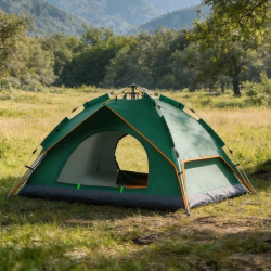 Mey İthalat®  6 Kişilik Otomatik Kamp Çadırı – Çift Katmanlı, Suya Dayanıklı, Hızlı Kurulum Outdoor Aile ve Doğa Çadırı 200x250x150 cm