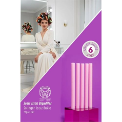 Mey İthalat® 6’lı Profesyonel Sünger Sosis Saç Bigudisi – Isısız Doğal Dalgalar Solingen Professional 719759