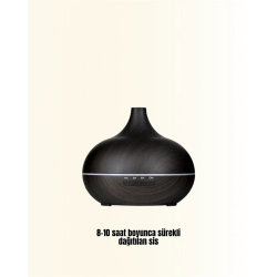 Mey İthalat® 7 Renk Işıklı Ultrasonik Hava Difüzörü – Sessiz ve Güvenli Kullanım