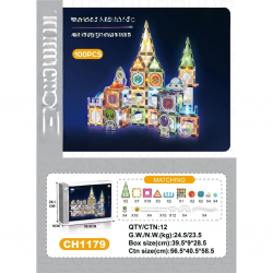Mey İthalat® 7.5CM Işıklı Blok 100 Parça