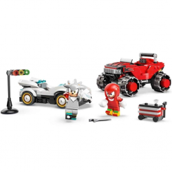 Mey İthalat® 77118  Sonic Silverın Arabası, Knucklesın Canavar Kamyonuna Karşı 378 parça