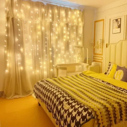 Mey İthalat® 8 Fonksiyonlu Uzaktan Kumandalı Günışığı Perde Peri Led