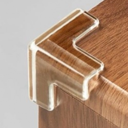 Mey İthalat® 8 li Set Silikon Şeffaf Masa Kenarı Koruma Aparatı