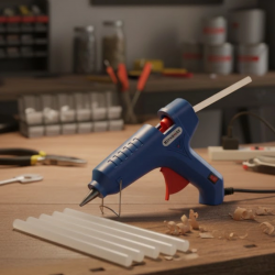 Mey İthalat® 80 W Silikon Tabancası 11 mm Silikon Uyumlu 5 Adet Hediye Silikon