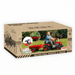 Mey İthalat® 8153 Römorklu Pedallı Traktör -Dolu