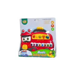 Mey İthalat® 855-109D PİLLİ MÜZİKLİ OTOBÜS -ZRV