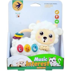 Mey İthalat® 855-201D PİLLİ MÜZİKLİ KUZU -ZRV