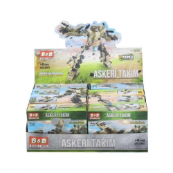 Mey İthalat® 8617-1-2-3-4-5-6-7-8 2 FORMA DÖNÜŞEBİLEN ASKERİ TK