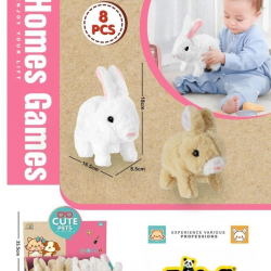 Mey İthalat® 8832-31 TOYCRAFT DİSPLAY AKILLI TAVŞAN SES.PİL-TYC