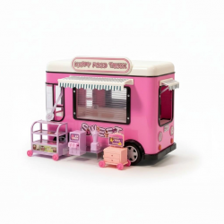 Mey İthalat® 898333 OYUNCAK KARAVAN  SOKAK SATIŞ ARACI(16AD)- PSF
