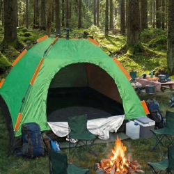 Mey İthalat®  8 Kişilik Otomatik Kurulum Kamp Çadırı – Outdoor , Suya Dayanıklı Hızlı Kurulum Piknik ve Doğa İçin Geniş Aile Çadırı 250x250x165 cm