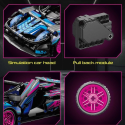 Mey İthalat® 9055-6  TOYSE TOYS BRİCKS SPEED MAVİ CYBER-EKN