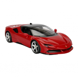 Mey İthalat® 97300 1:14 Ferrari SF90 Stradale Işıklı Uzaktan Kumandalı Araba 34 cm -