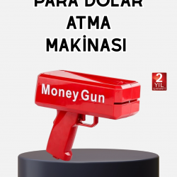 Mey İthalat® ABS Malzemeli Para Saçma Tabancası Etkinlik ve Parti Kullanımına Uygun