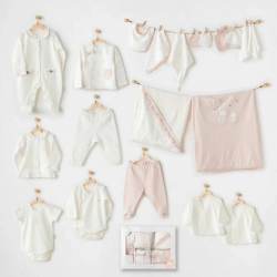 Mey İthalat®   AC25952 Ballerina 20 Parça Hastane Çıkışı Ekru