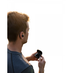 Mey İthalat® Açık Tasarım Kablosuz Bluetooth Spor Kulaklık LED Ekranlı