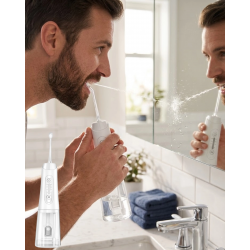 Mey İthalat® Ağız Duşu Cihazı 20-140 PSI Ayarlanabilir Basınç 5 Başlık 4 Temizlik Modu