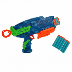 Mey İthalat®  Air Warriors Blitz-6 12 li Sünger Dart Atan Silah 28 cm