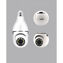 Mey İthalat® Akıllı Duy Kamera 360 Derece Dönebilir ve PTZ Teknolojili