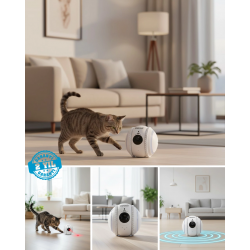 Mey İthalat® Akıllı Ev İçi Takip Kamerası Bebek Hasta Bakıcı ve Evcil Hayvan Uyumlu