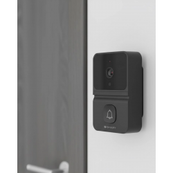 Mey İthalat® Akıllı Kapı Zili Kamera Gece Görüşlü Çift Yönlü Sesli WiFi