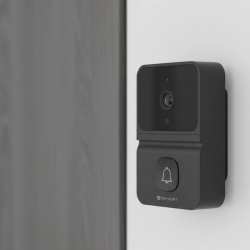 Mey İthalat® Akıllı Kapı Zili Kamera Gece Görüşlü Çift Yönlü Sesli WiFi