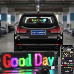 Mey İthalat® Akıllı LED Ekran Paneli Uygulama Kontrollü Yazı ve Animasyon Gösterimi