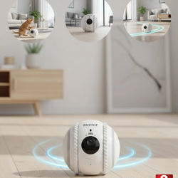 Mey İthalat® Akıllı Mobil Kontrollü Takip Kamerası WiFi Destekli Bulut Kayıtlı