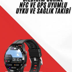 Mey İthalat® Akıllı Saat 3 Kordon Akıllı Saat Android ve İOS Uyumlu Uzun Ömürlü Titreşimli