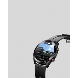 Mey İthalat® Akıllı Saat Amoled Ekran Metal Ve Deri Kordonlu Uyku ve Sağlık Takibi Titreşimli