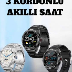 Mey İthalat® Akıllı Saat Arama Cevaplayan Titreşim Özelliğiyle Bildirim Görebilen