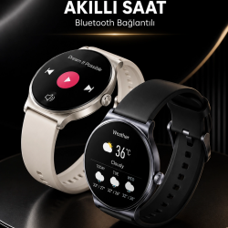 Mey İthalat® Akıllı Saat Sesli Görüşme Bluetooth Bağlantılı 3 Kordonlu