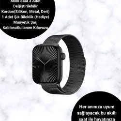 Mey İthalat® Akıllı Saat SQ-16 Mini Series 10 | Unisex Tasarım, Sağlık ve Spor Takibi