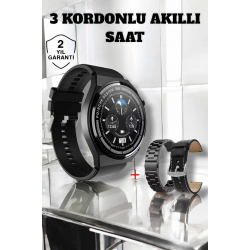 Mey İthalat® Akıllı Saat Uyku Ve Sağlık Takibi Bildirim Görme Arama Cevaplama