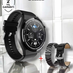 Mey İthalat® Akıllı Saat Uyku Ve Sağlık Takibi Bildirim Görme Arama Cevaplama