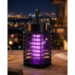 Mey İthalat® Akıllı Sivrisinek Öldürücü Lamba Güçlü UV Işık ve Elektrik Çarpma Teknolojili